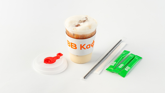 Айс Латте на кокосовом напитке 300 мл, кафе