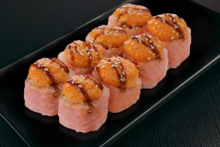 Запеченный маменори с курицей