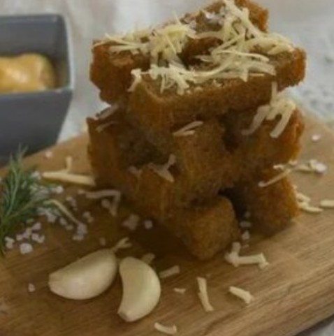 Гренки с сыром и чесноком