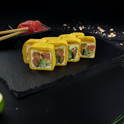 Тортилья с лососем