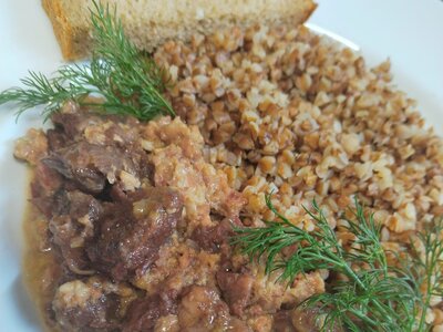 Солдатская каша с тушенкой