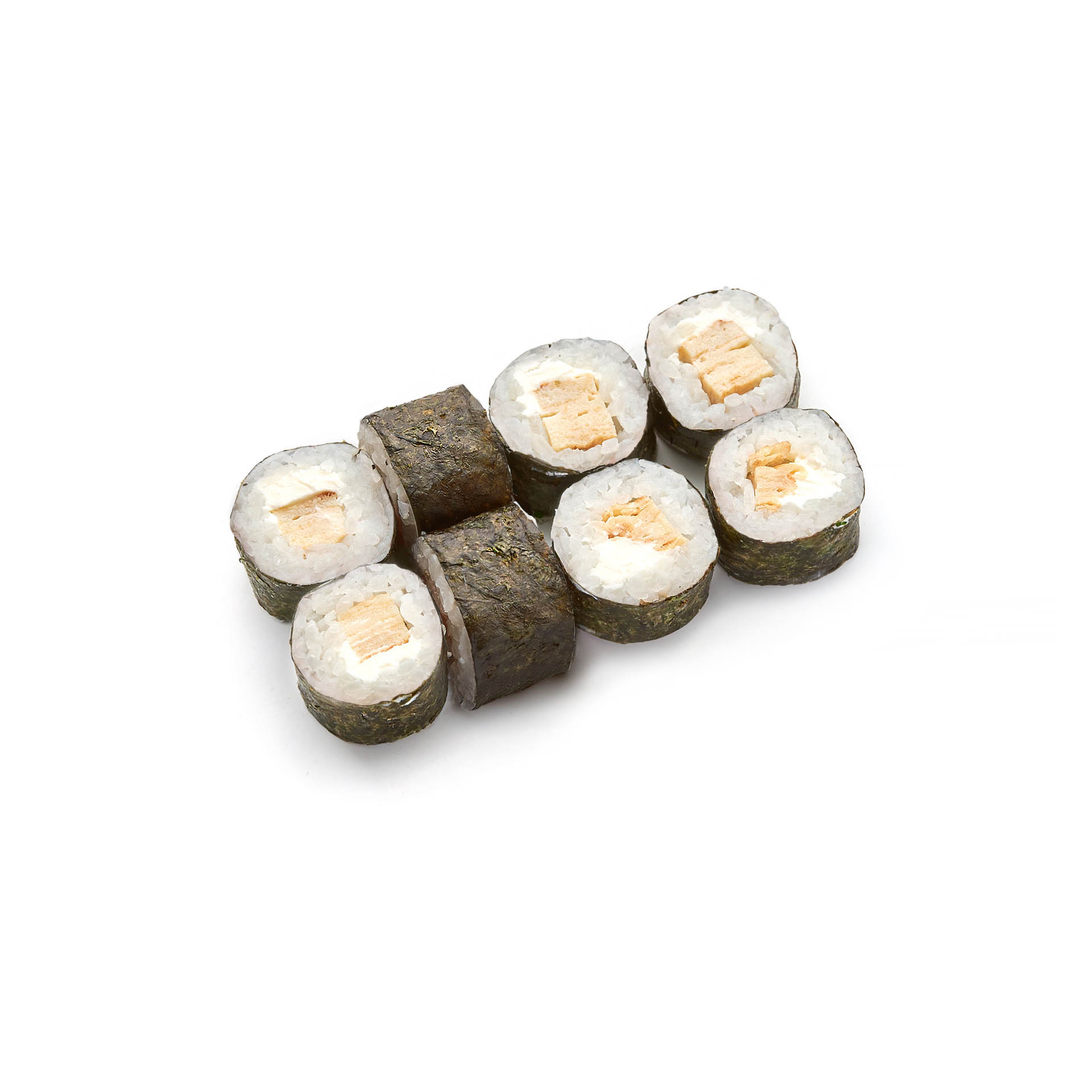 Маки с омлетом и сыром