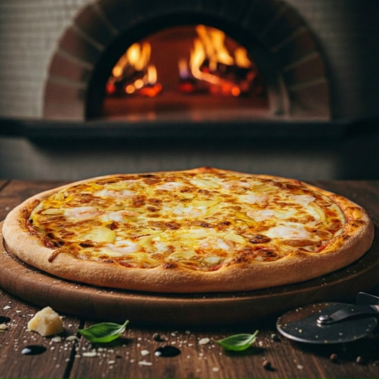 Пицца Креветочная фантазия 25 см