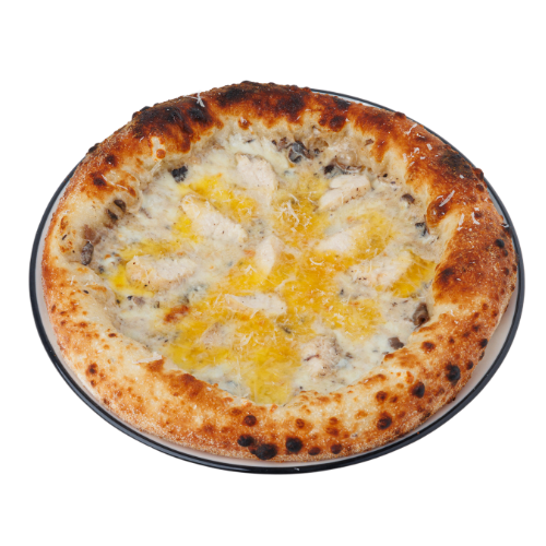 Пицца с цыпленком и грибами