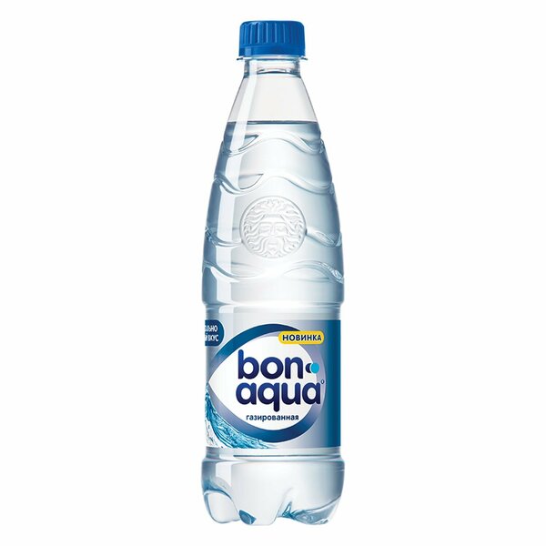 Вода газированная Bon Aqua 0,5л