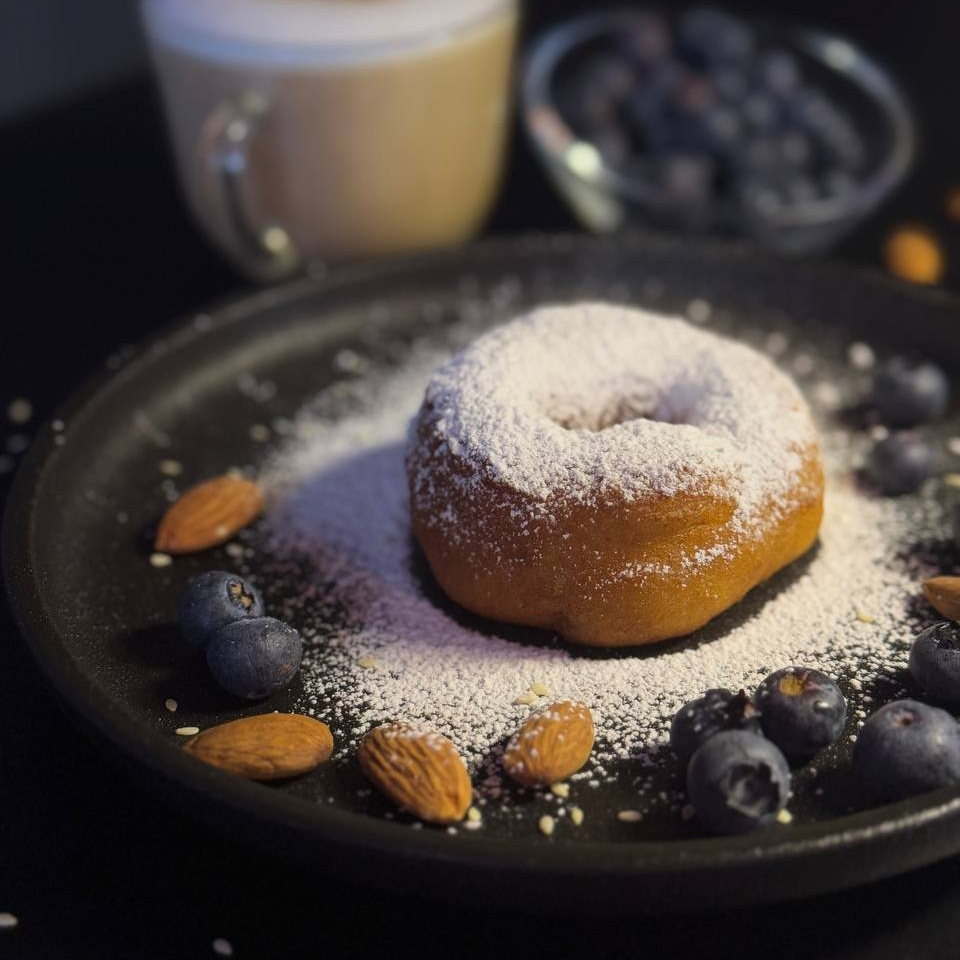 10 Пончиков с Шоколадным топпингом