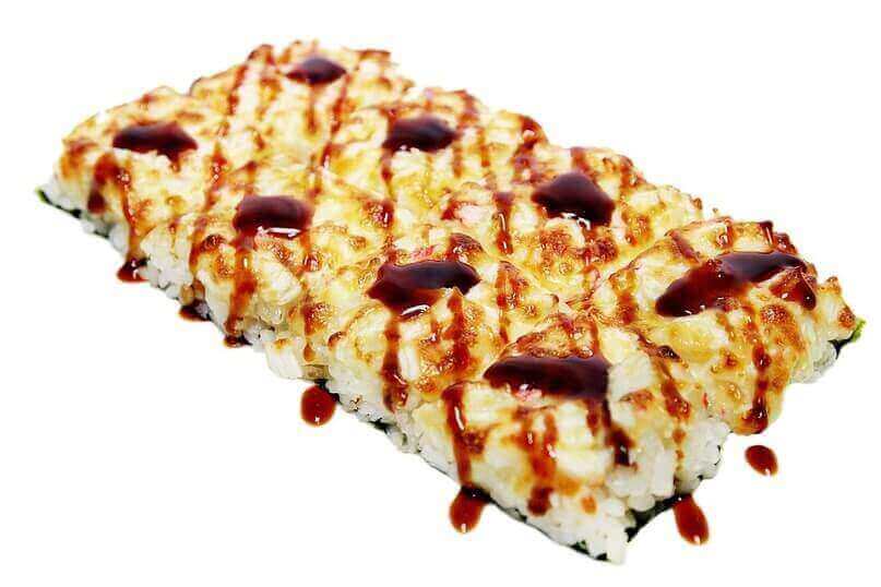 Суси пицца с курицей