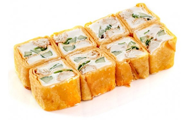 Жареная тортилья с курицей