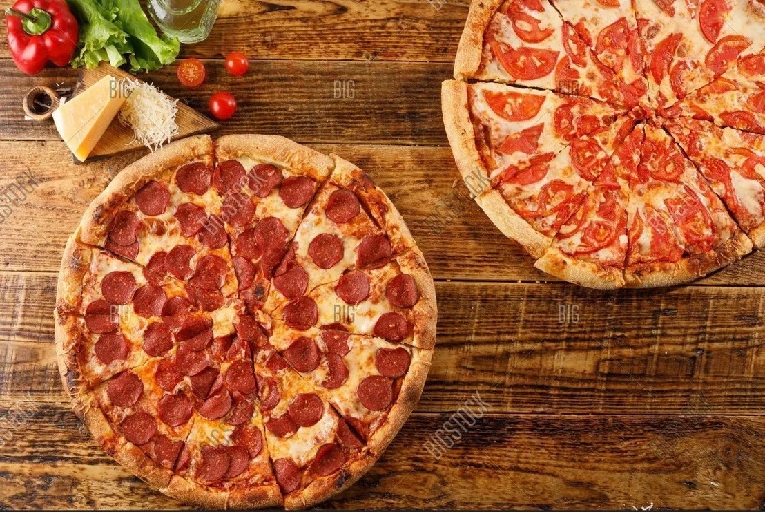 П. пепперони 33 + П.  маргарита 33 