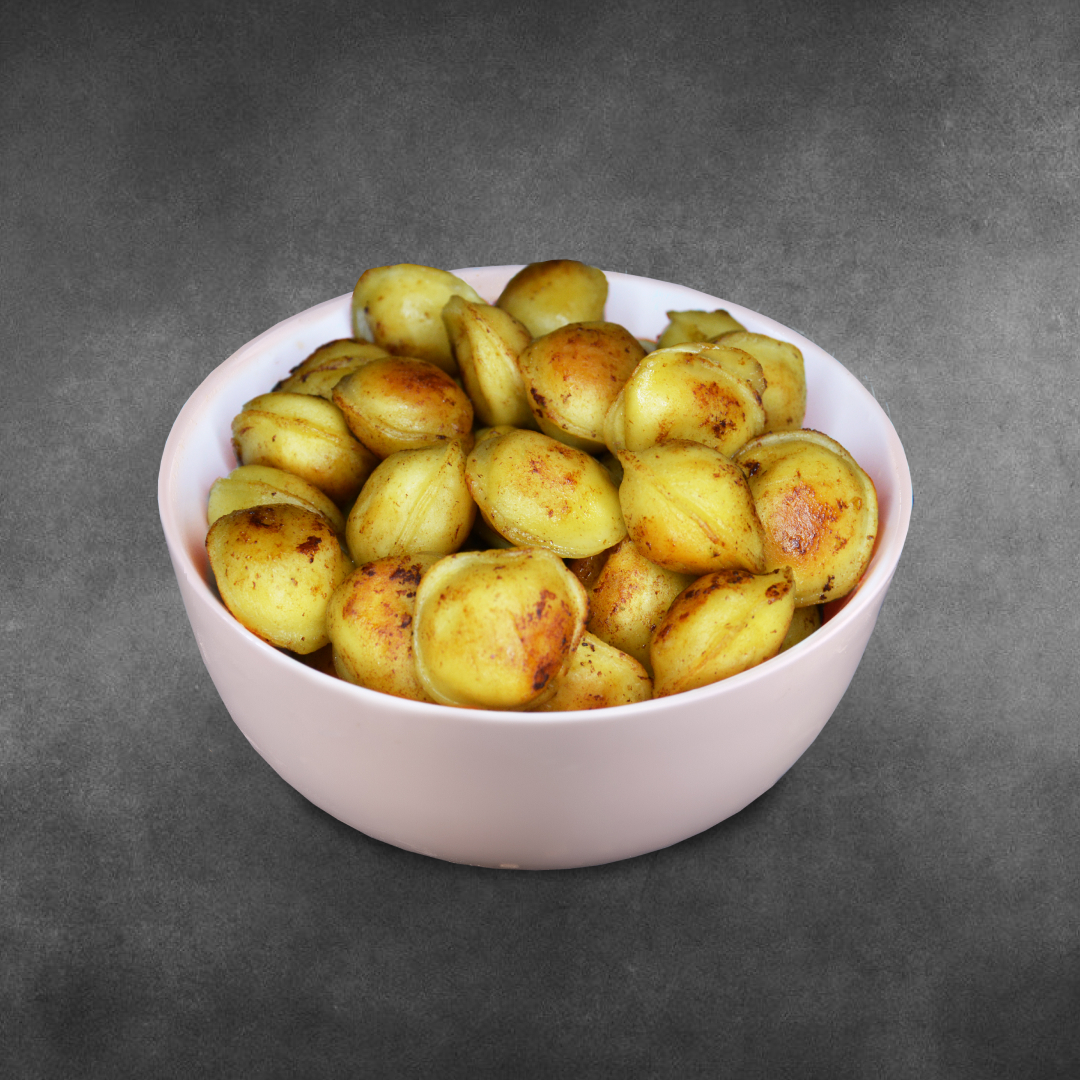 Пельмени жареные