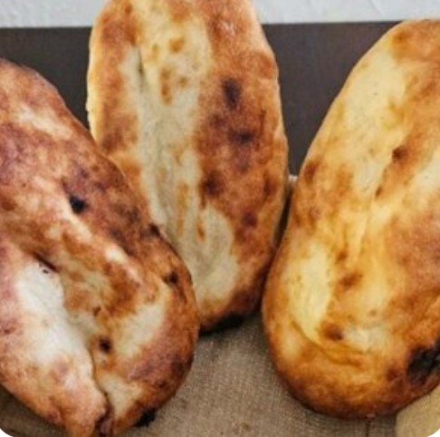 Лепешка мини из печи на дровах