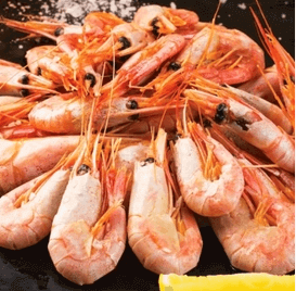 Креветки отварные