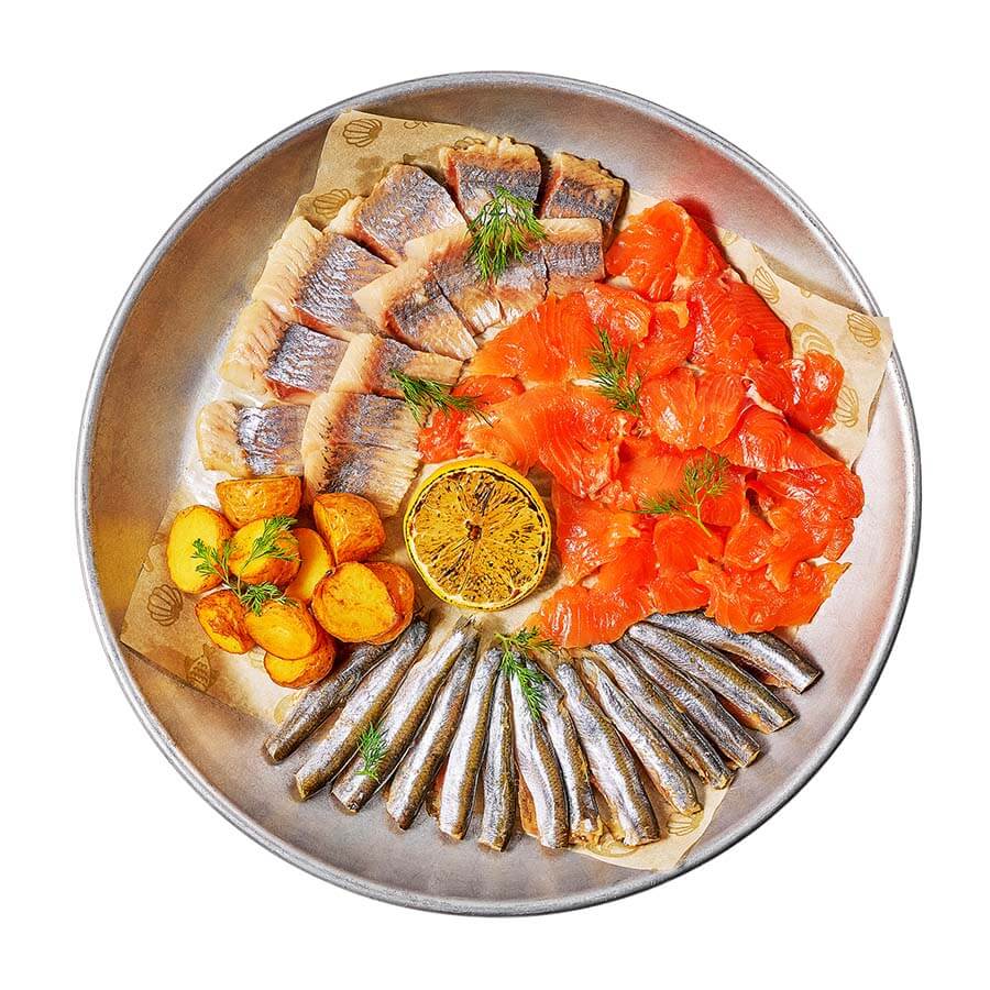 Рыбный микс домашнего посола