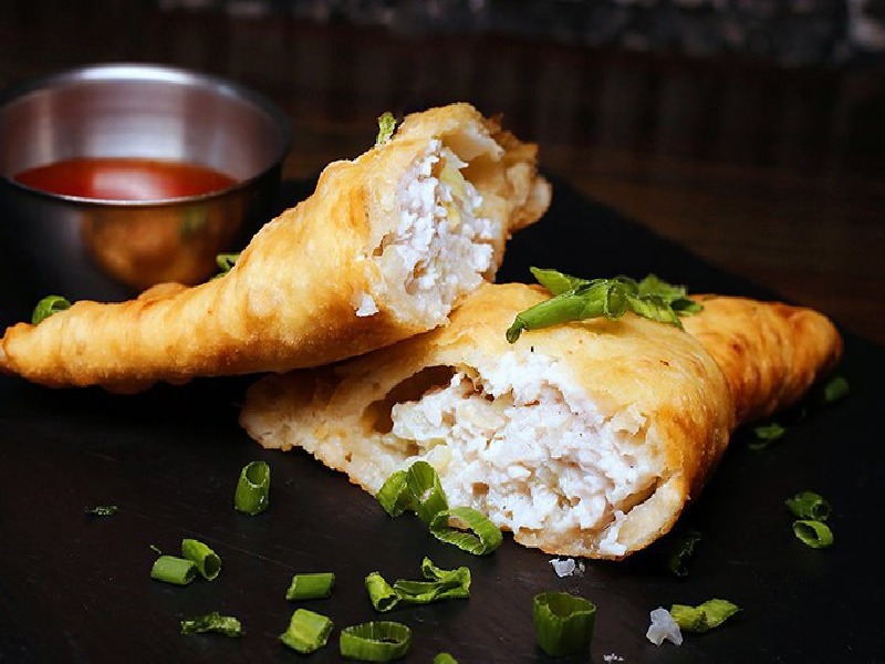Чебурек Брежневский с курицей 35см