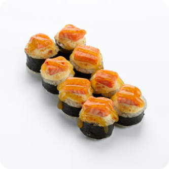 Запеченный пикантный лосось