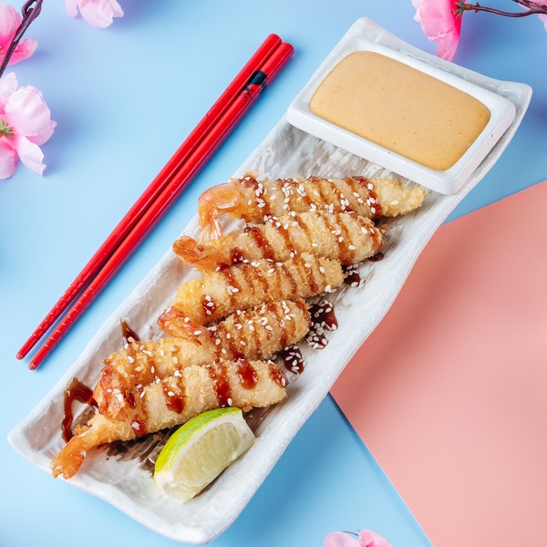 Креветки темпура