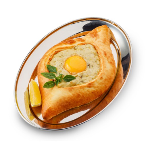 Хачапури по-аджарски с рапанами