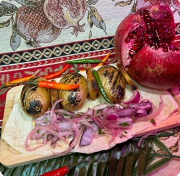Картофель с салом 