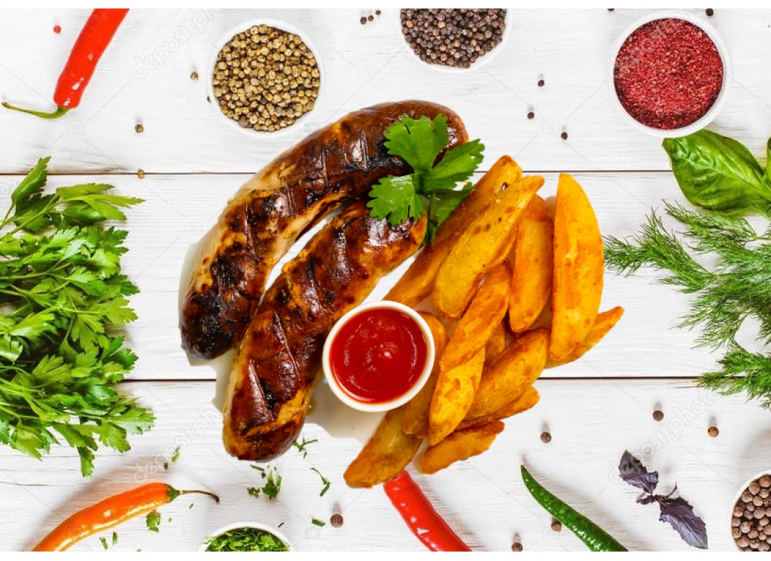 Купаты на мангале баранино-говяжьи