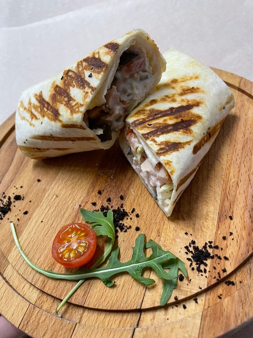 Врап с курицей