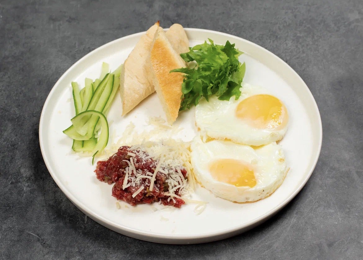 Комбо с тар-таром из говядины