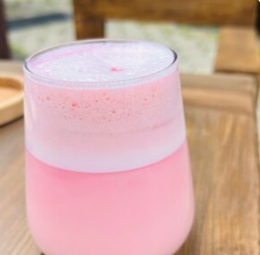 Айс розовая матча