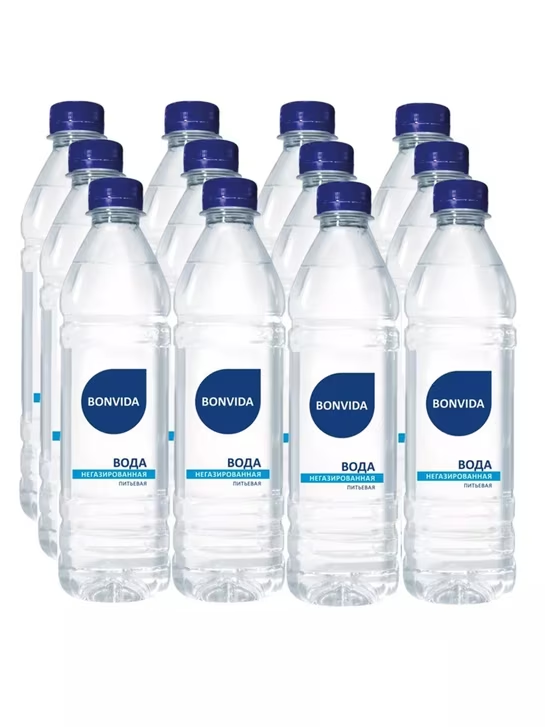 Вода негазированная 0,5л.