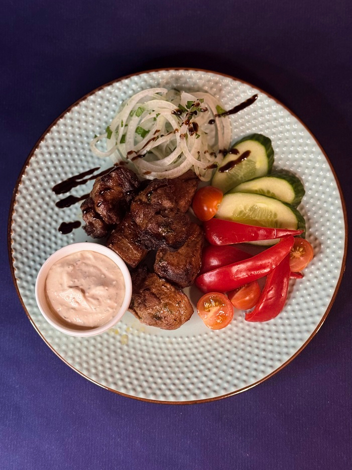 Шашлык из нежной ферм.свинины