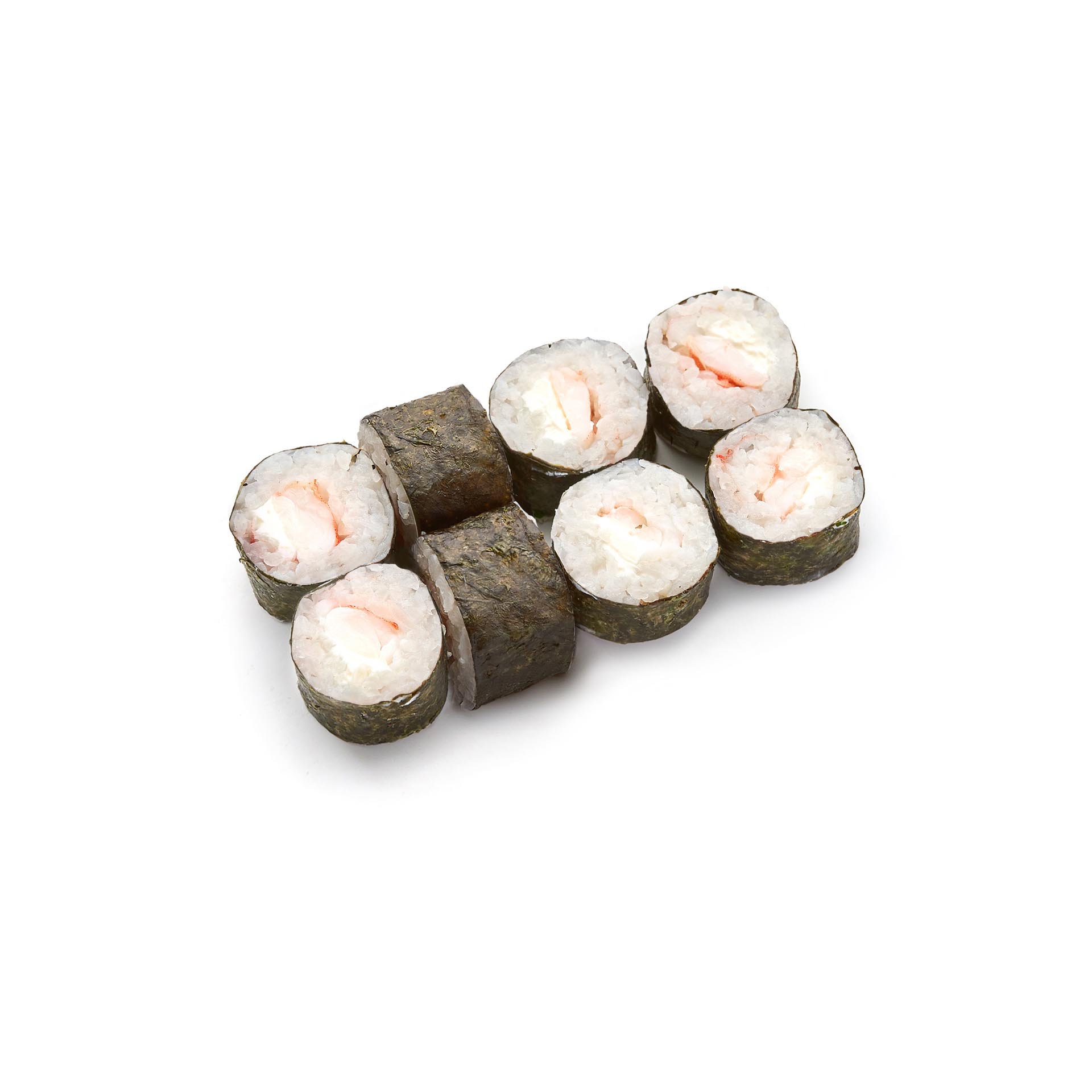 Маки с креветкой и сыром