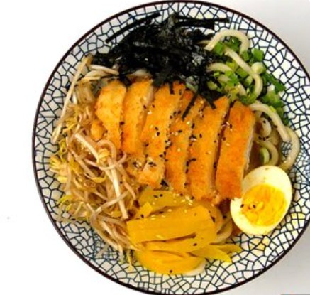 Сырный Рамен с курицей