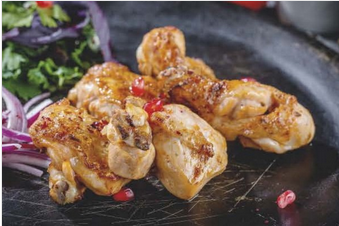 Шашлык из куриного бедра