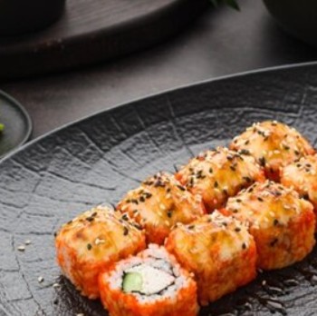 Ролл Запеченная Калифорния с крабом