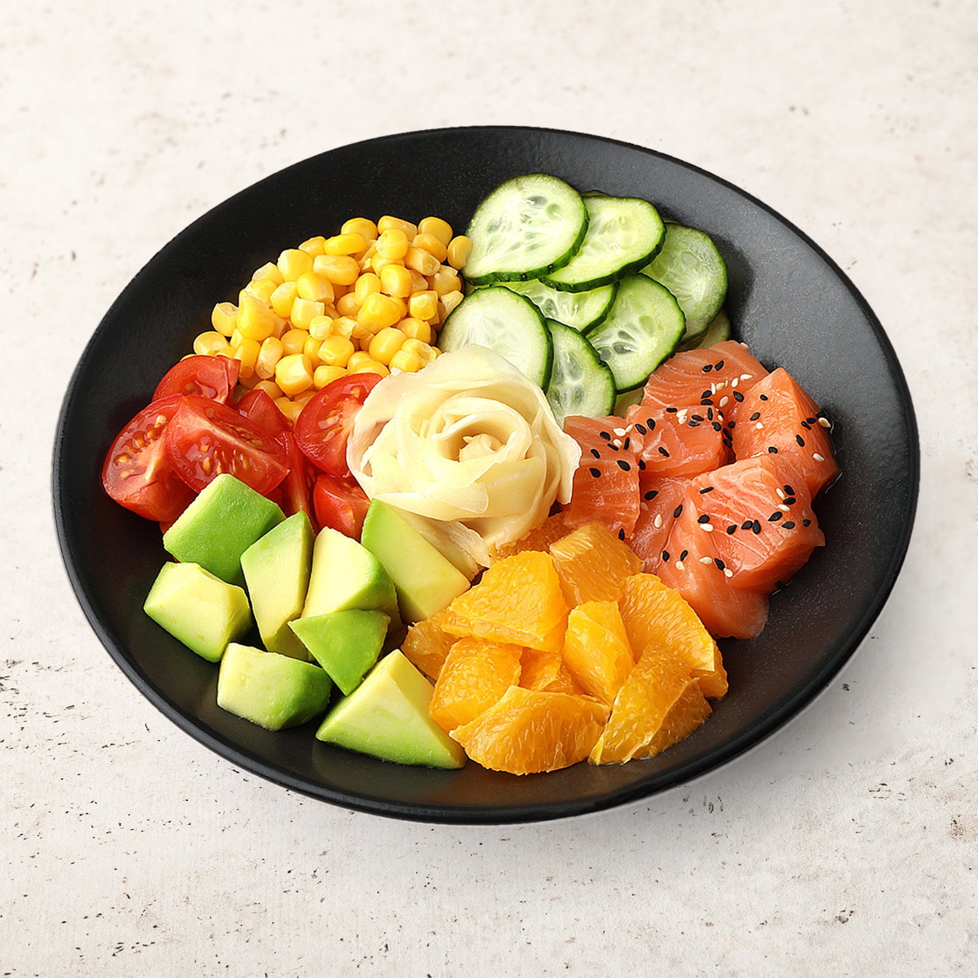 Поке с форелью