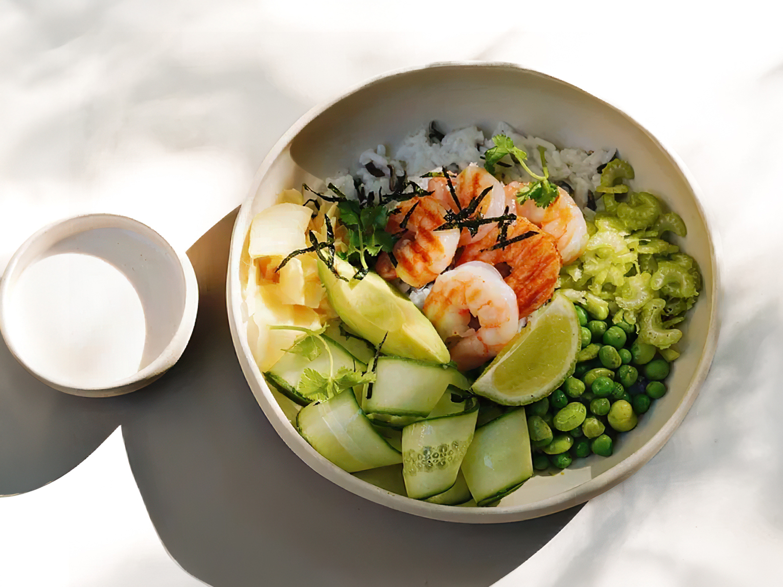 Боул с креветкой