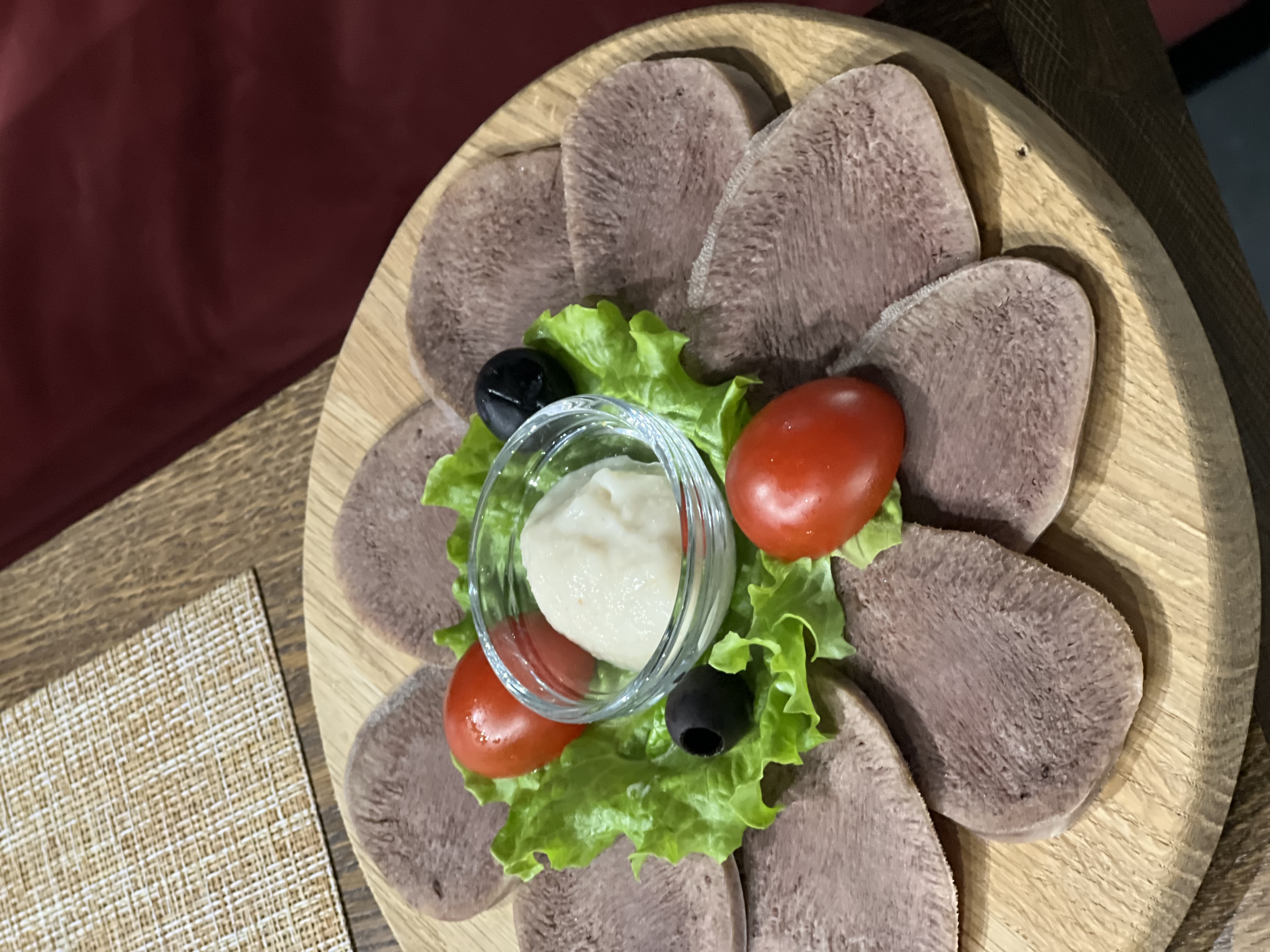 Язык с хреном