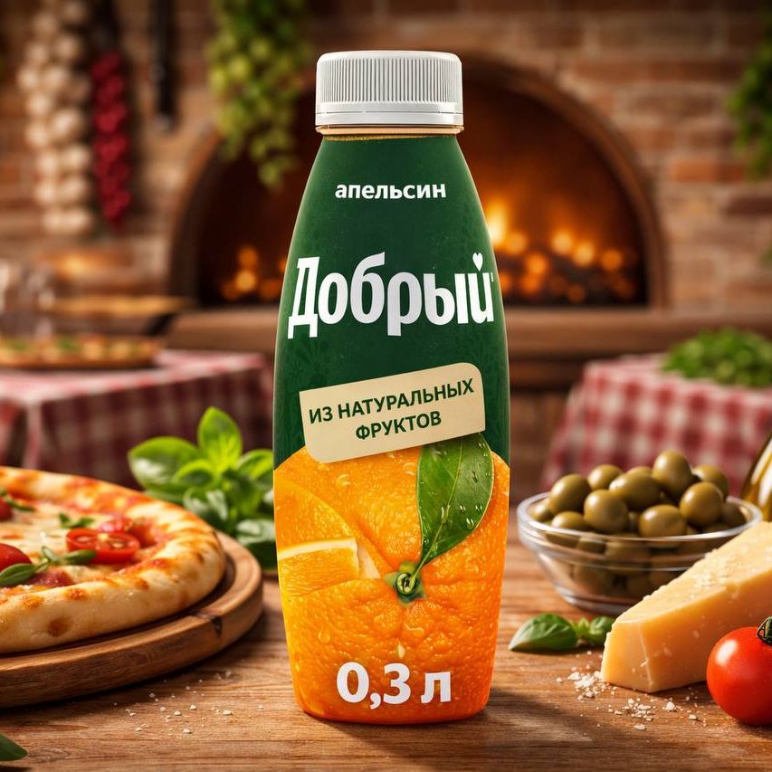 Сок Добрый 0,3 апельсиновый