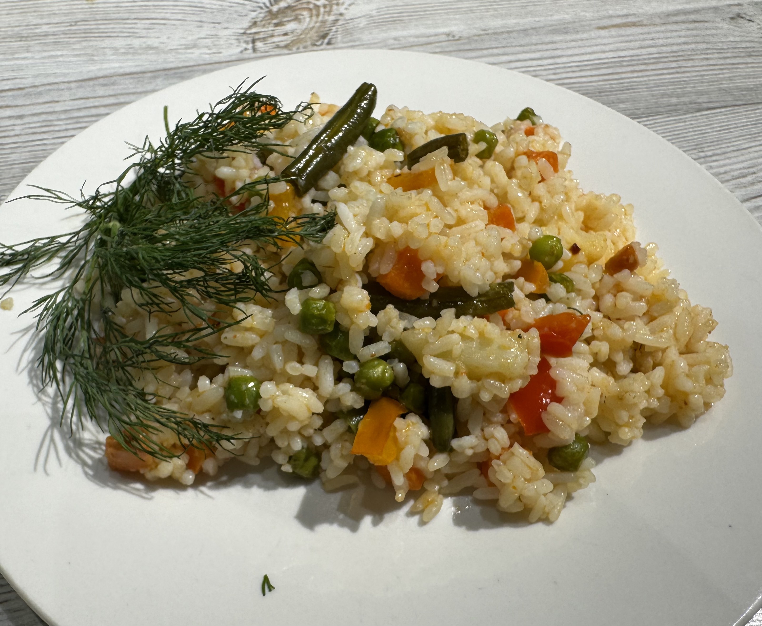 Рис с овощами 200 грамм