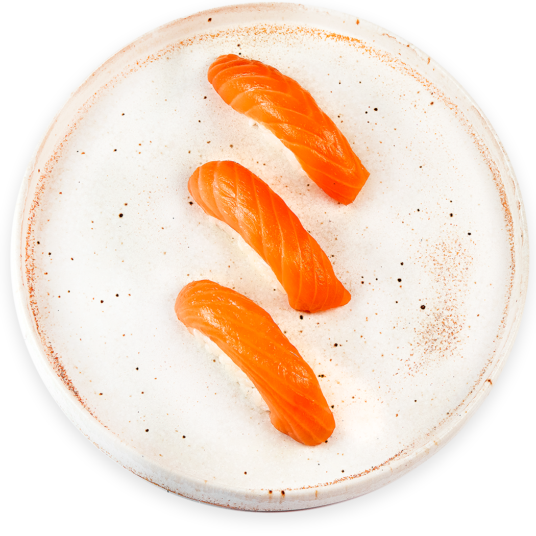 Суши с лососем (1 шт)