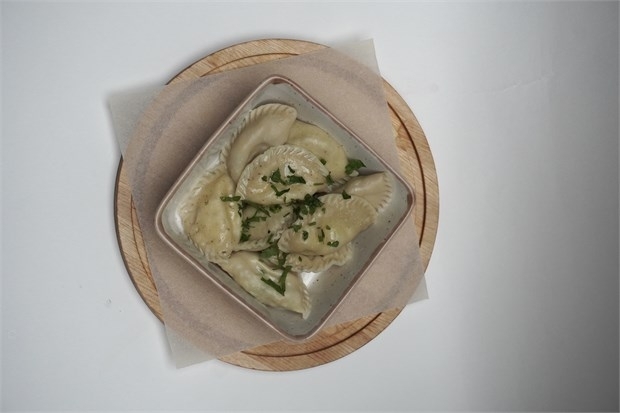 Вареники с картофелем и жаренным луком