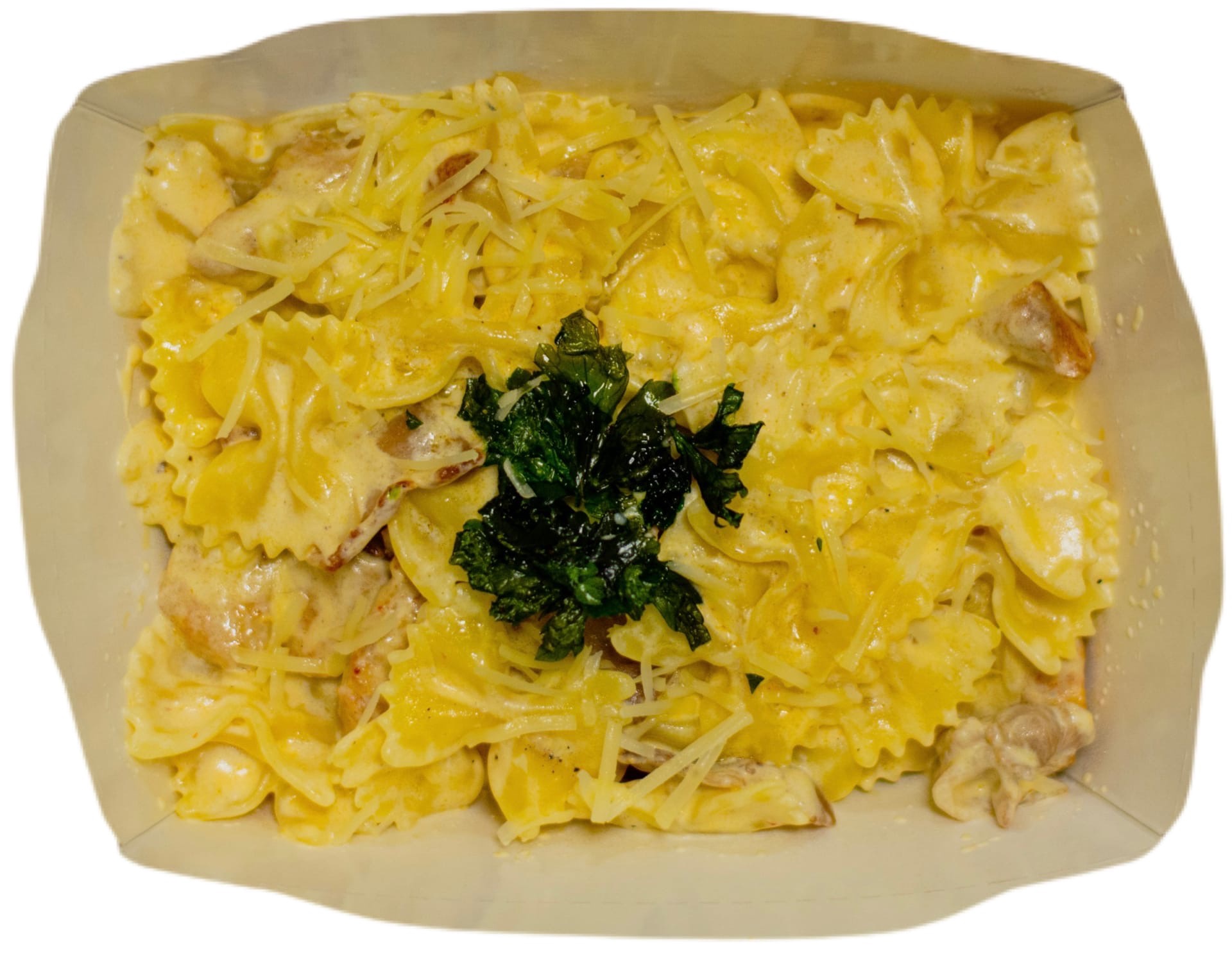 Паста "Фарфалле c курицей"