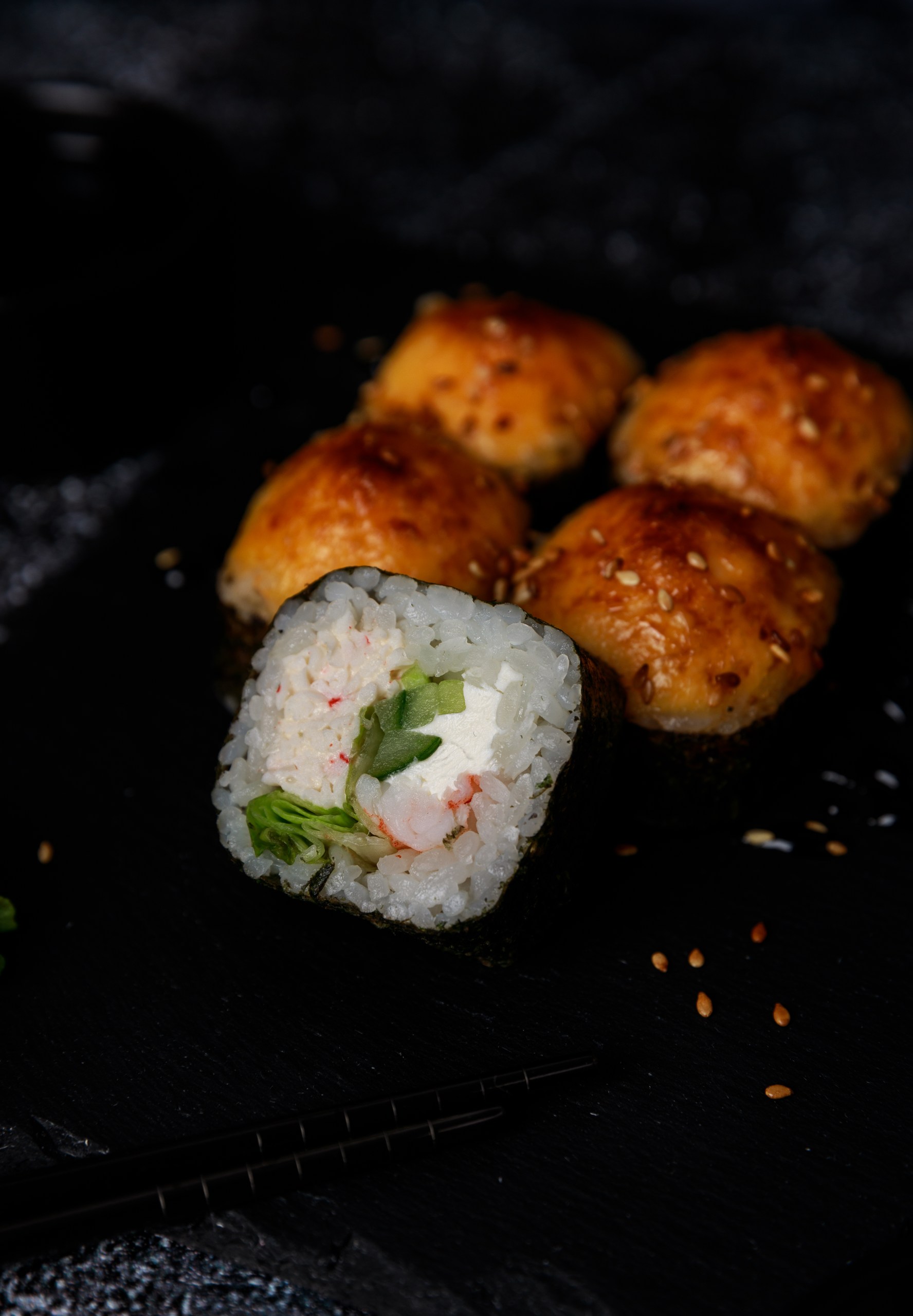 Запеченный краб - креветка 5шт