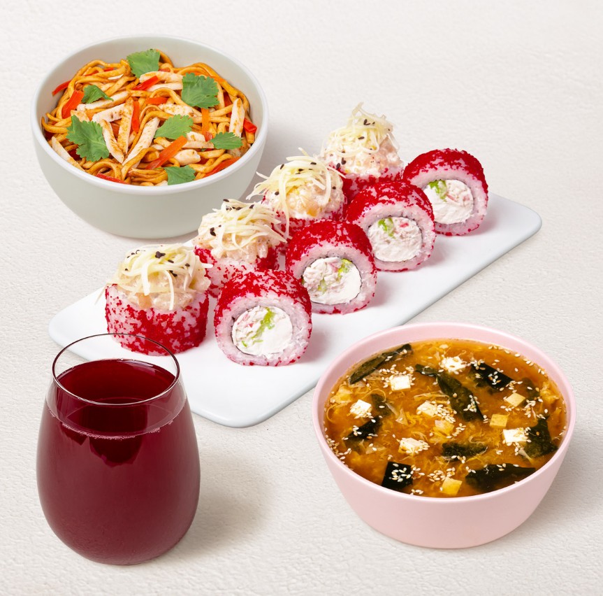 Бизнес-ланч Пикантный L с морсом 