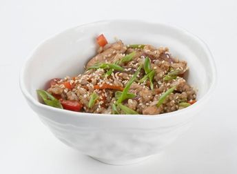 Тяхан с курицей