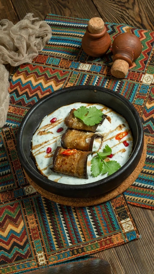 Рулетики из баклажанов с сыром Надуги