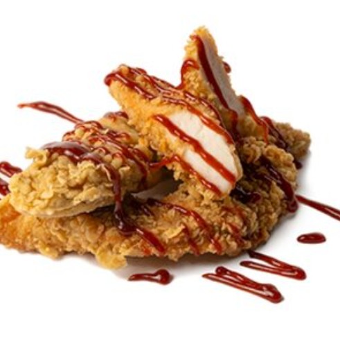Куриные стрипсы под соусом BBQ S