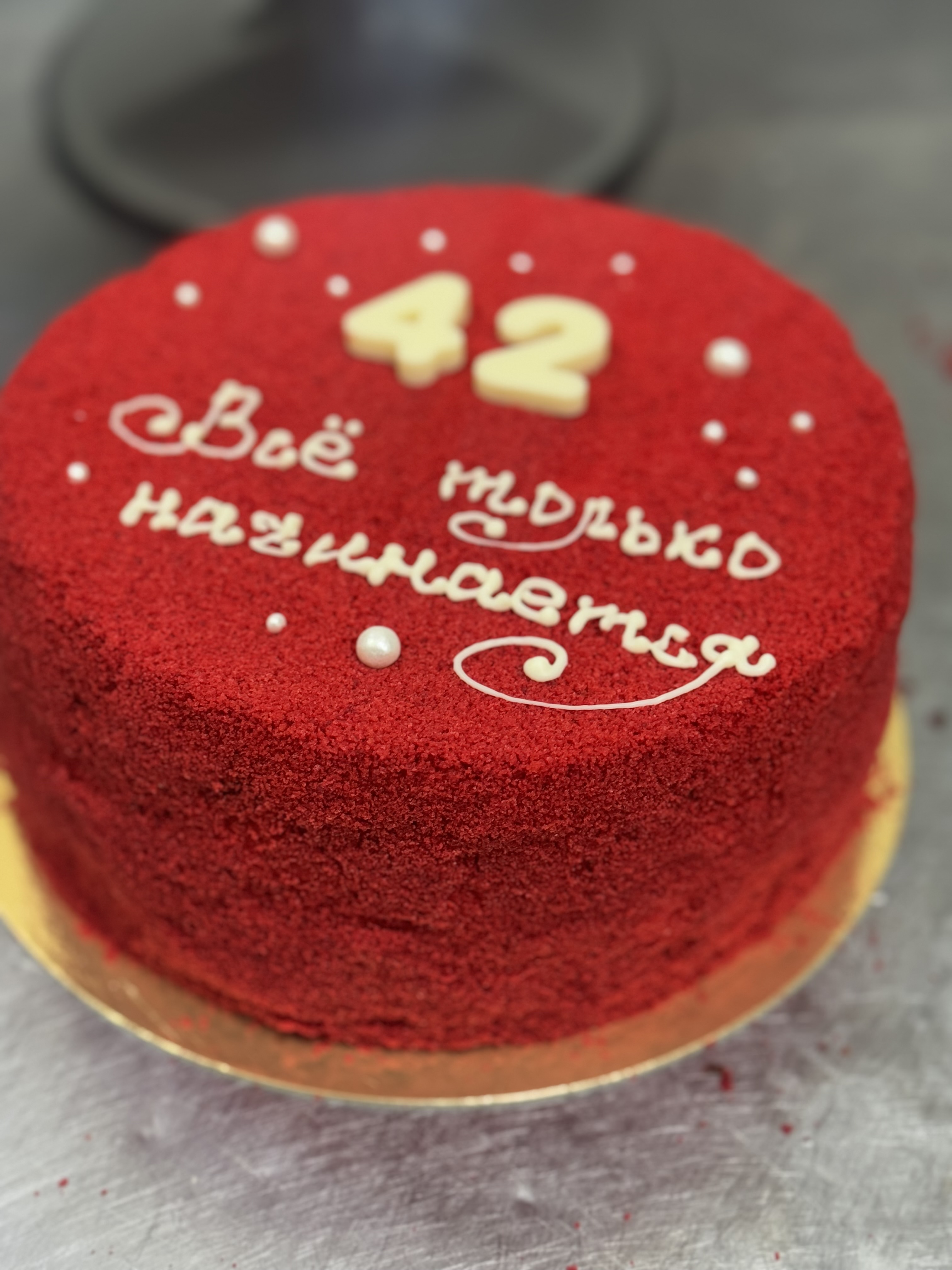 Торт «Красный бархат»