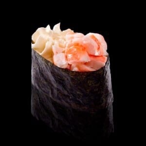 Сырный Гункан с креветкой