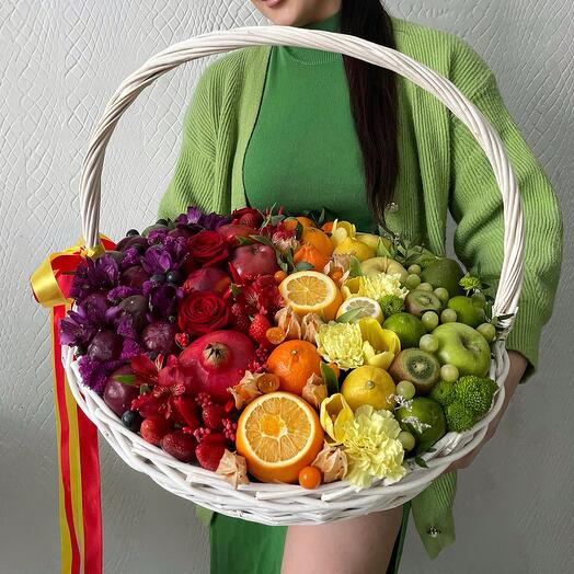 Фруктовая корзина градиент