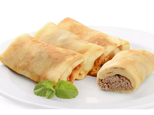 Блины с мясом