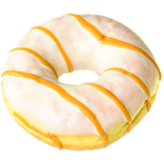 Донат карамельный
